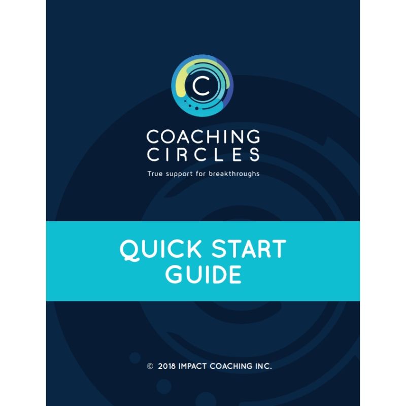 Coaching Circles Quick Start Guide Coaching Circles